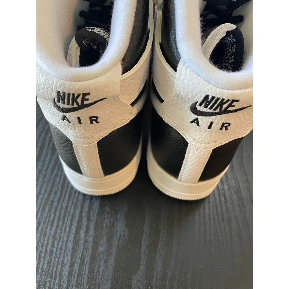 Nike Men's Air Force 1 High '07 Shoes (CT2303-002, Black/White) - Picture 7 of 7